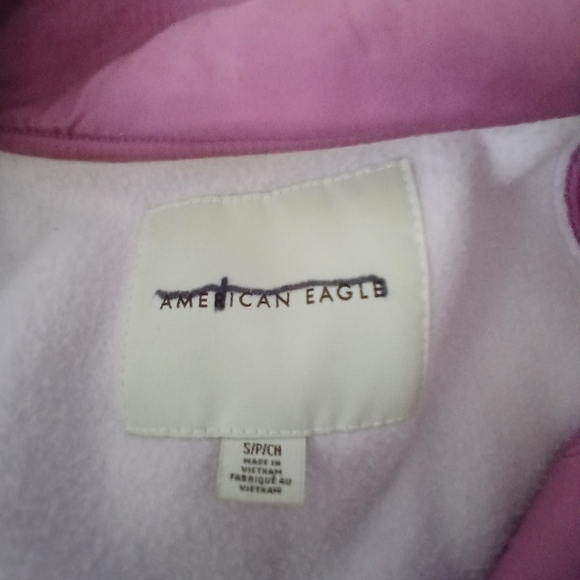 American Eagle Women's Pink Button With Pockets Sweater sz S.   FL - Picture 6 of 9